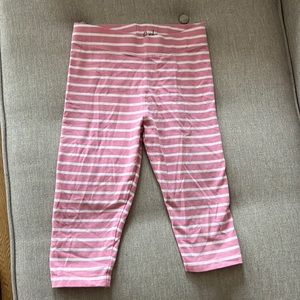 Boden Stripped Cropped Leggings